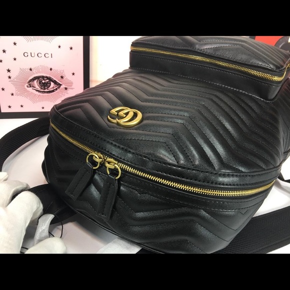 Gucci Mourmont Velvet Backpack - Picture 3 of 5